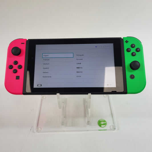 Nintendo Switch v2 Video Game Console HAC-001(-01)  Pink/Green