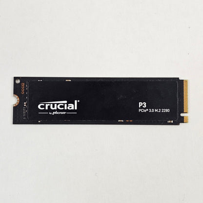 Crucial 2280mm P3 1TB M.2 NVMe Gen 3.0 x 4 SSD CT1000P3SSD8