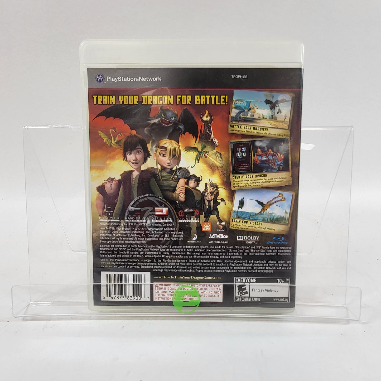 How to Train Your Dragon (Sony PlayStation 3 PS3, 2010)