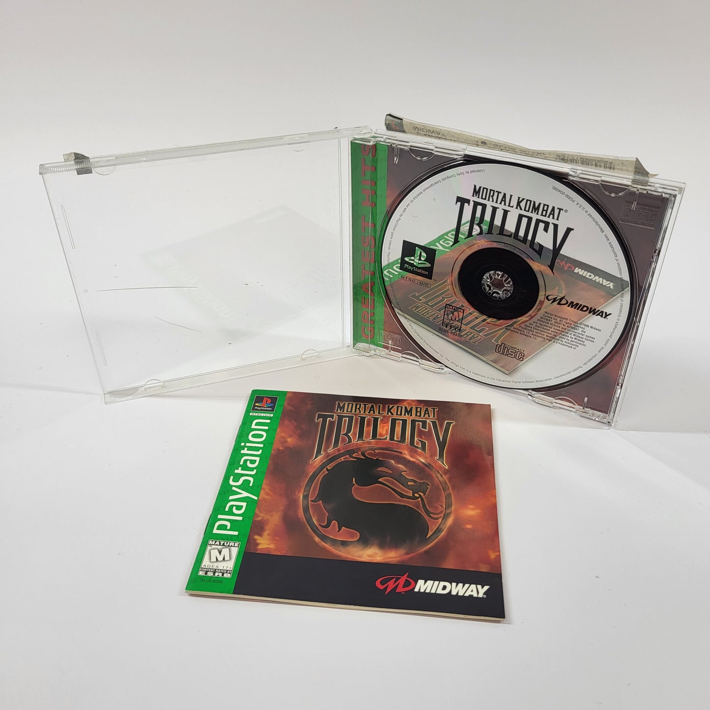 Mortal Kombat Trilogy [Greatest Hits] (Sony PlayStation 1 PS1, 1996)