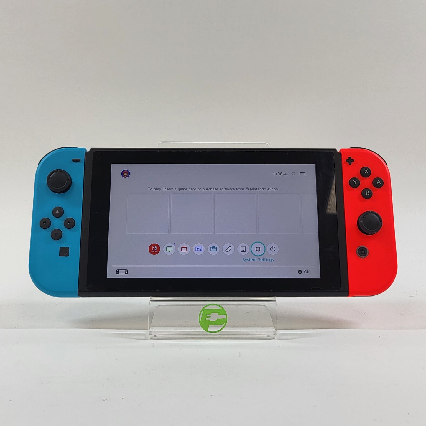 Nintendo Switch v2 Console Gaming System HAC-001(-01)  Red/Blue