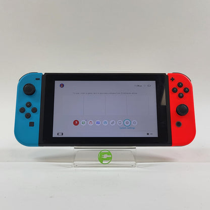 Nintendo Switch v2 Console Gaming System HAC-001(-01)  Red/Blue