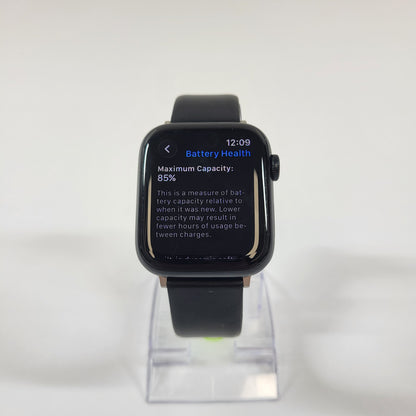 Unlocked Apple Watch SE 2nd Gen Midnight Aluminum Aftermarket Band MNU03LL/A