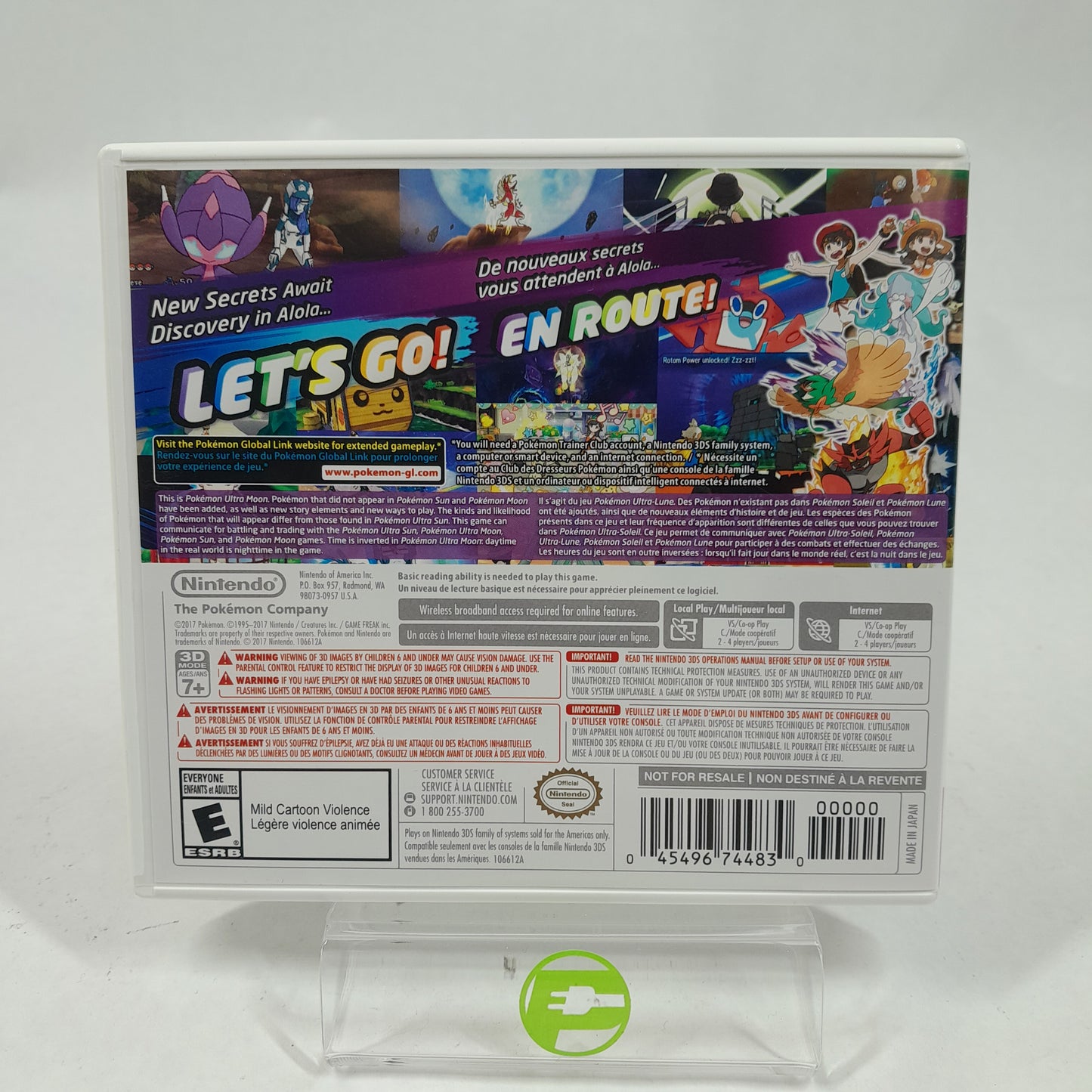 Pokemon Ultra Sun & Pokemon Ultra Moon [Steelbook Edition] (Nintendo 3DS, 2017)