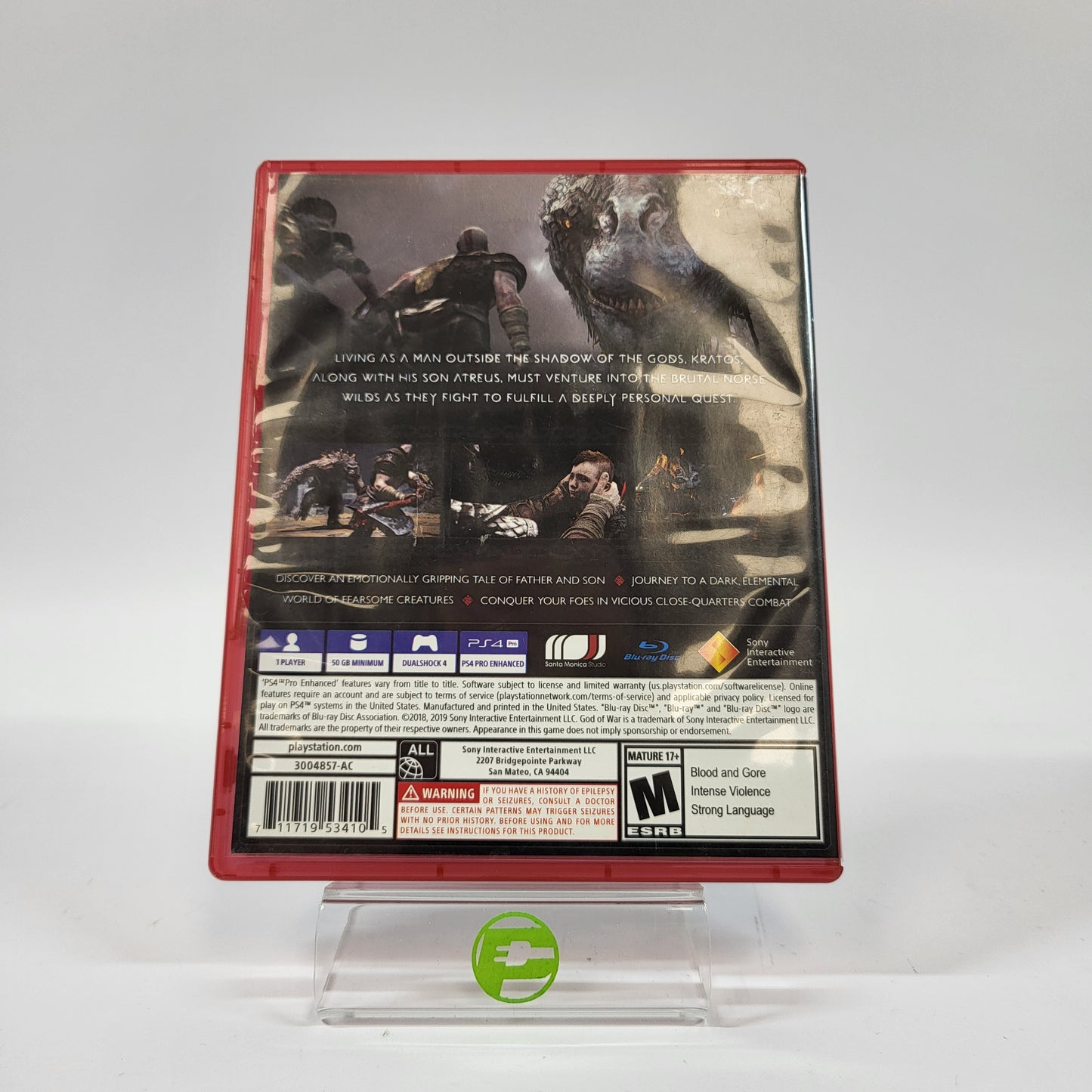 God of War [Playstation Hits] (Sony PlayStation 4 PS4, 2019)
