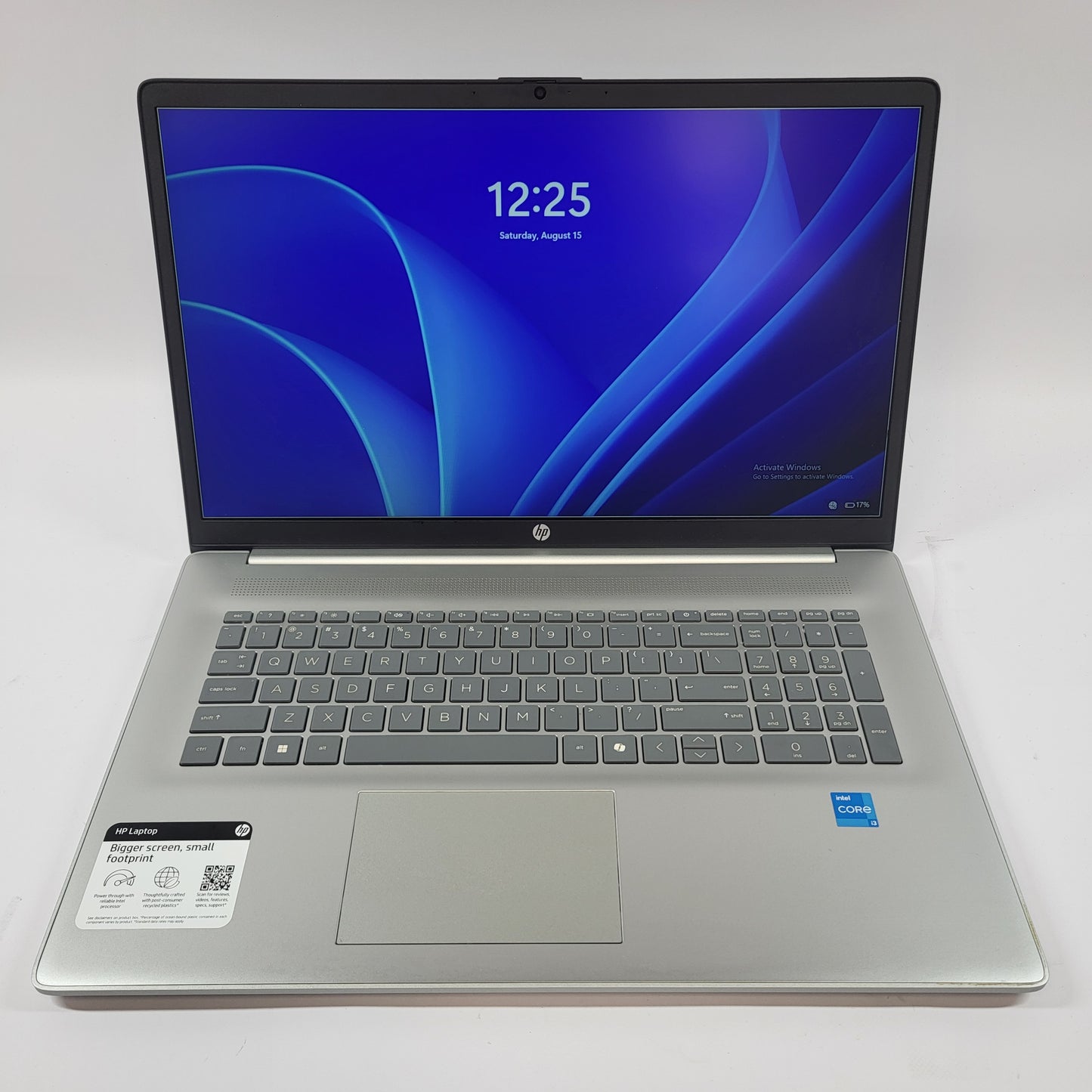 HP Laptop 17-CN3003DX 17.3" i3-N305 1.8GHz 8GB RAM 256GB SSD