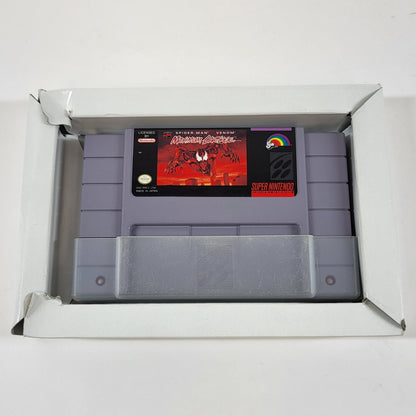 Spider Man Venom Maximum Carnage Super Nintendo SNES 1994 LJN Boxed Game