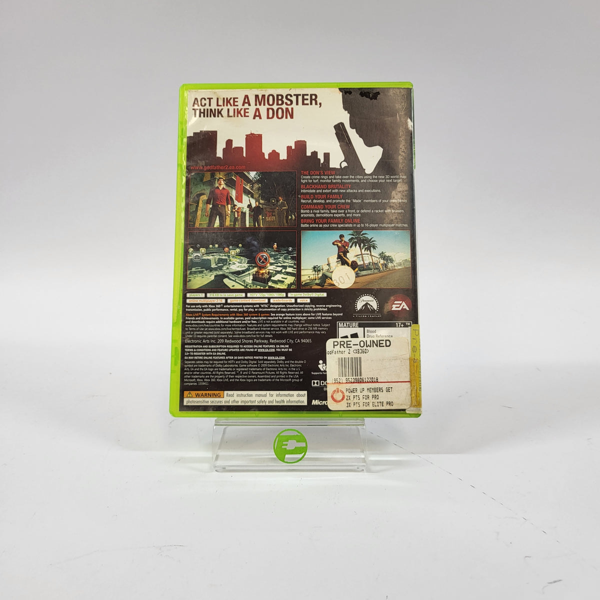 The Godfather II (Microsoft Xbox 360, 2009)
