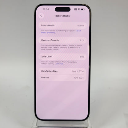 Factory Unlocked Apple iPhone 15 Pro Max 512GB Blue MU7F3QL/A