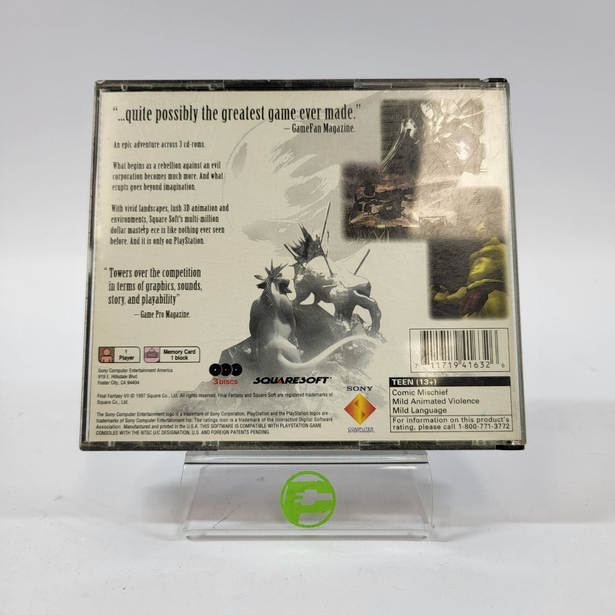 Final Fantasy VII (Sony PlayStation 1 PS1, 1997)