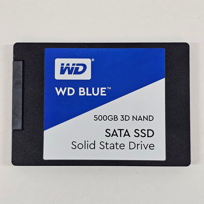Western Digital WD 2.5" Blue 3D NAND 500GB SATA III 6Gbps SSD WDS500G2B0A-00SM50