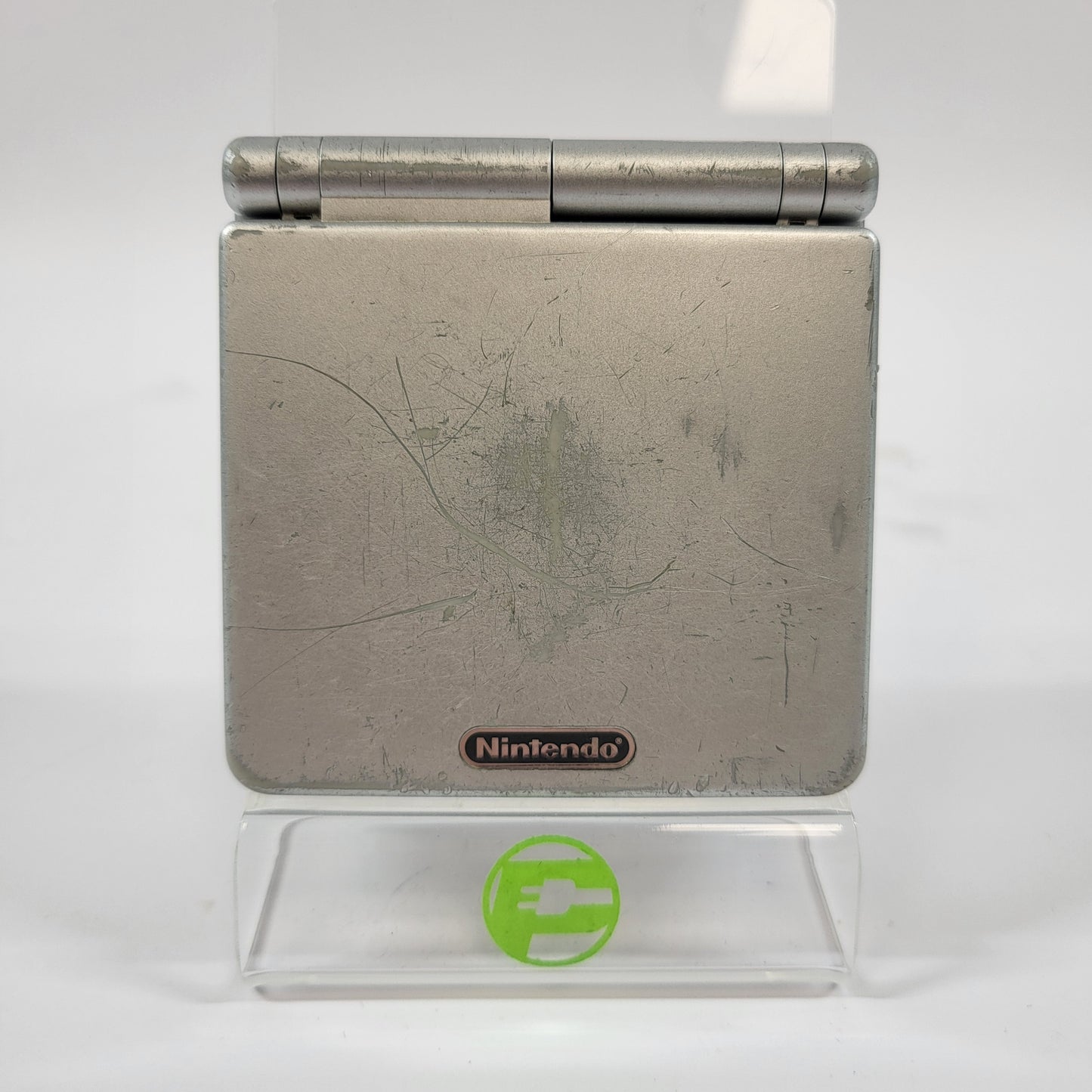 Nintendo Game Boy Advance SP Handheld Game Console AGS-001 Platinum Silver