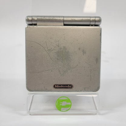 Nintendo Game Boy Advance SP Handheld Game Console AGS-001 Platinum Silver