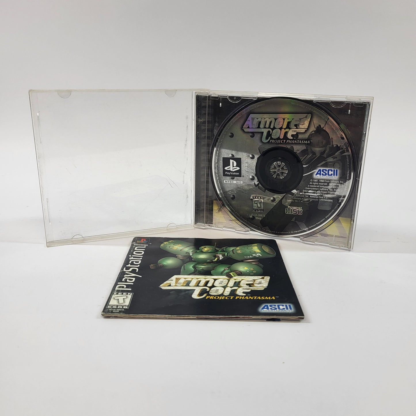 Armored Core Project Phantasma (Sony PlayStation 1 PS1, 1998)