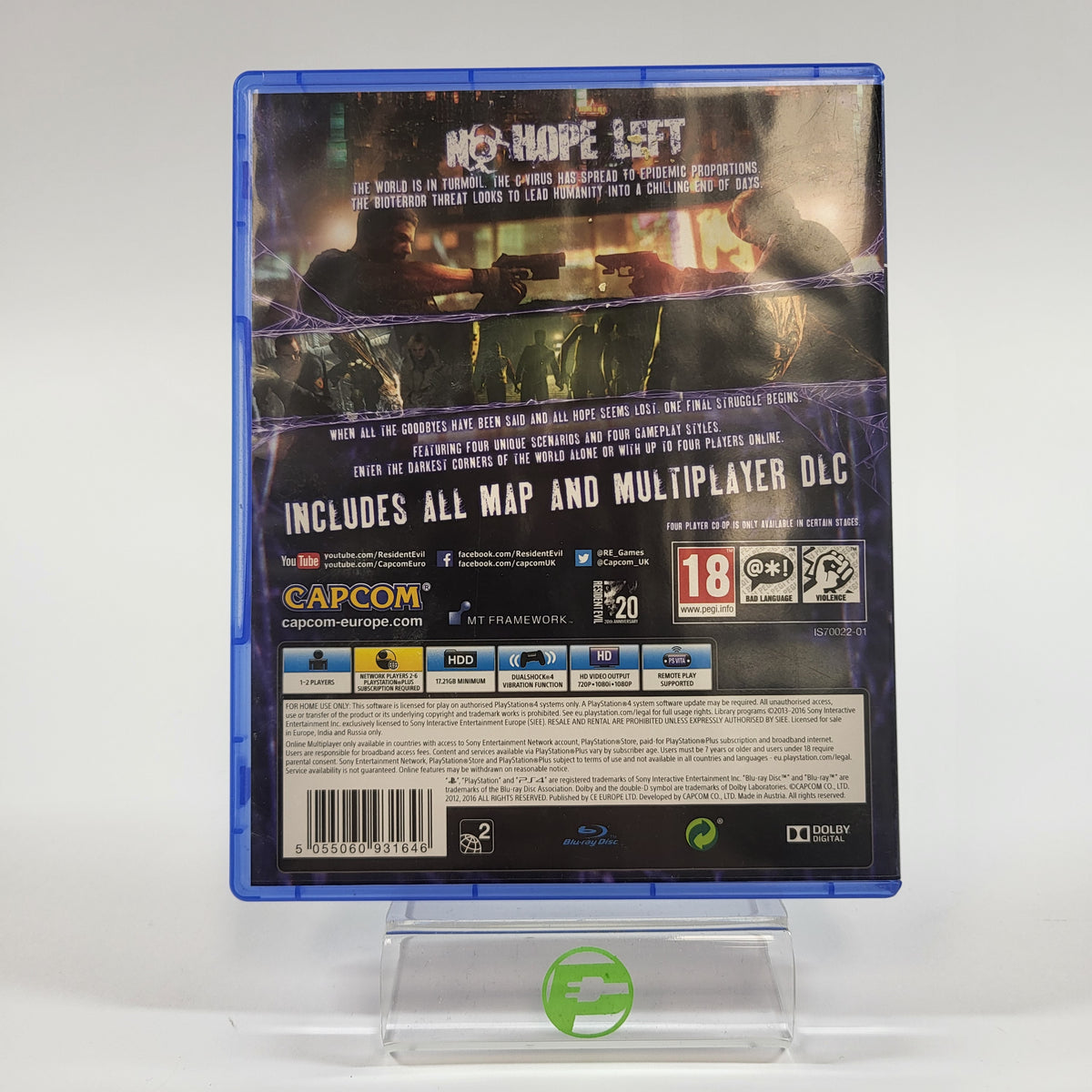 Resident Evil 6 (Sony PlayStation 4 PS4, 2016) PAL