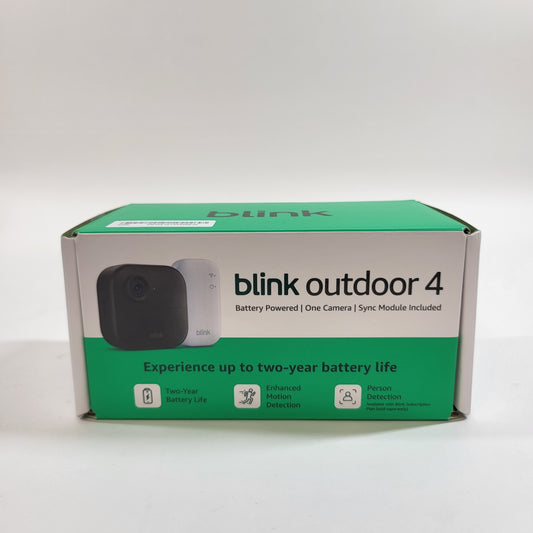 New Blink Outdoor 4 Home Security Camera Black/White