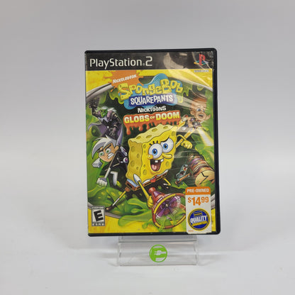 SpongeBob SquarePants Featuring Nicktoons Globs of Doom (Sony PlayStation 2 PS2, 