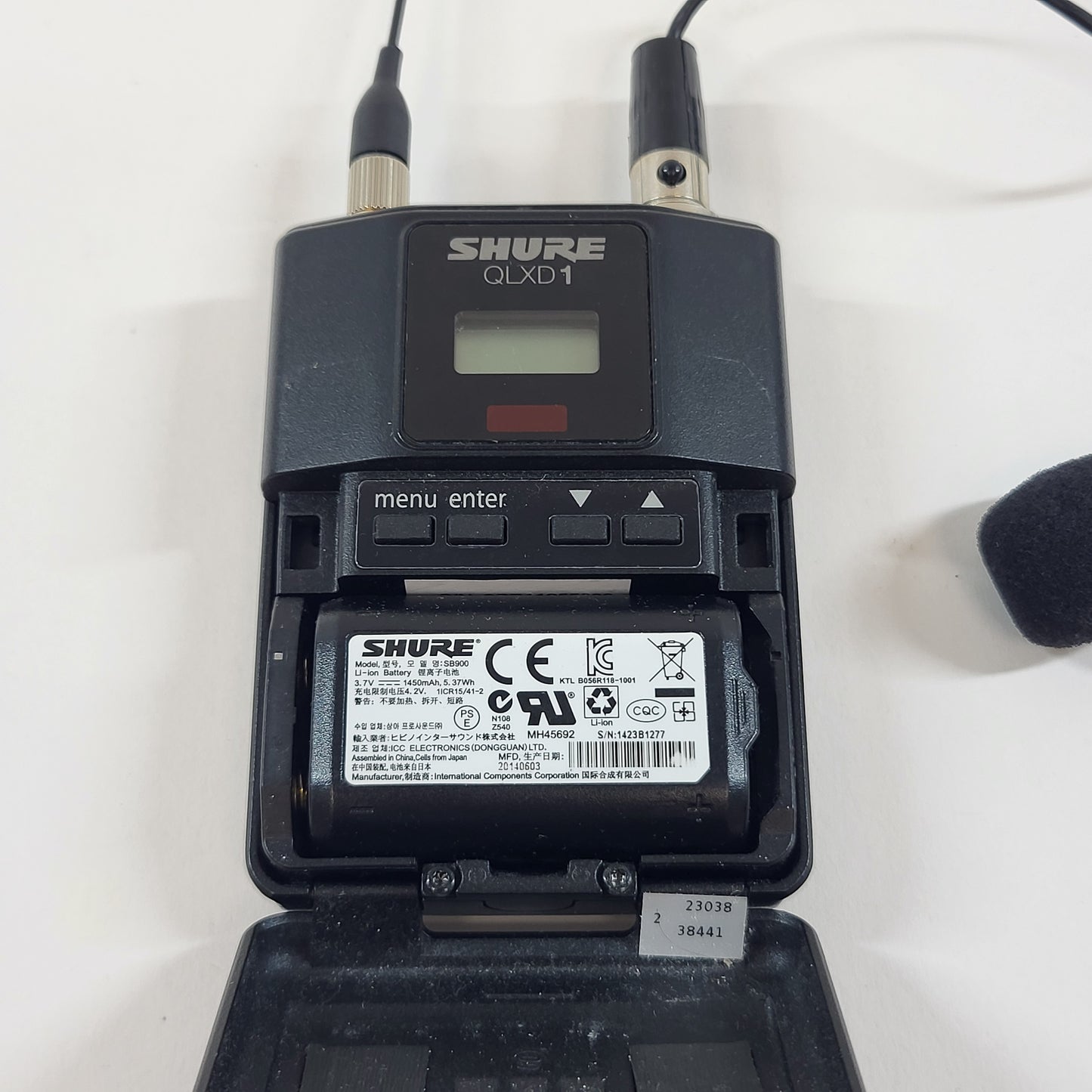 Shure QLXD1 572 - 616MHz Wireless Bodypack Transmitter QLXD1-J50A