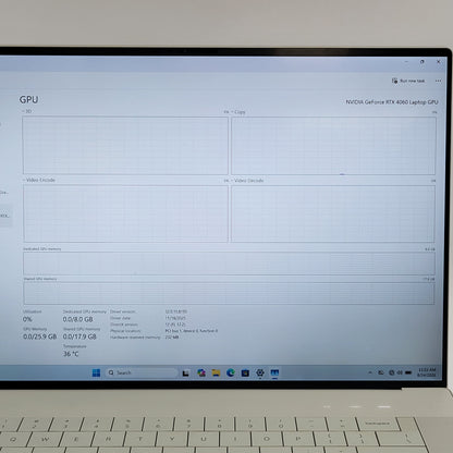 Dell XPS 9640 16.3" Core Ultra 9 185H 2.5GHz 32GB RAM 512GB SSD GeForce RTX 4060