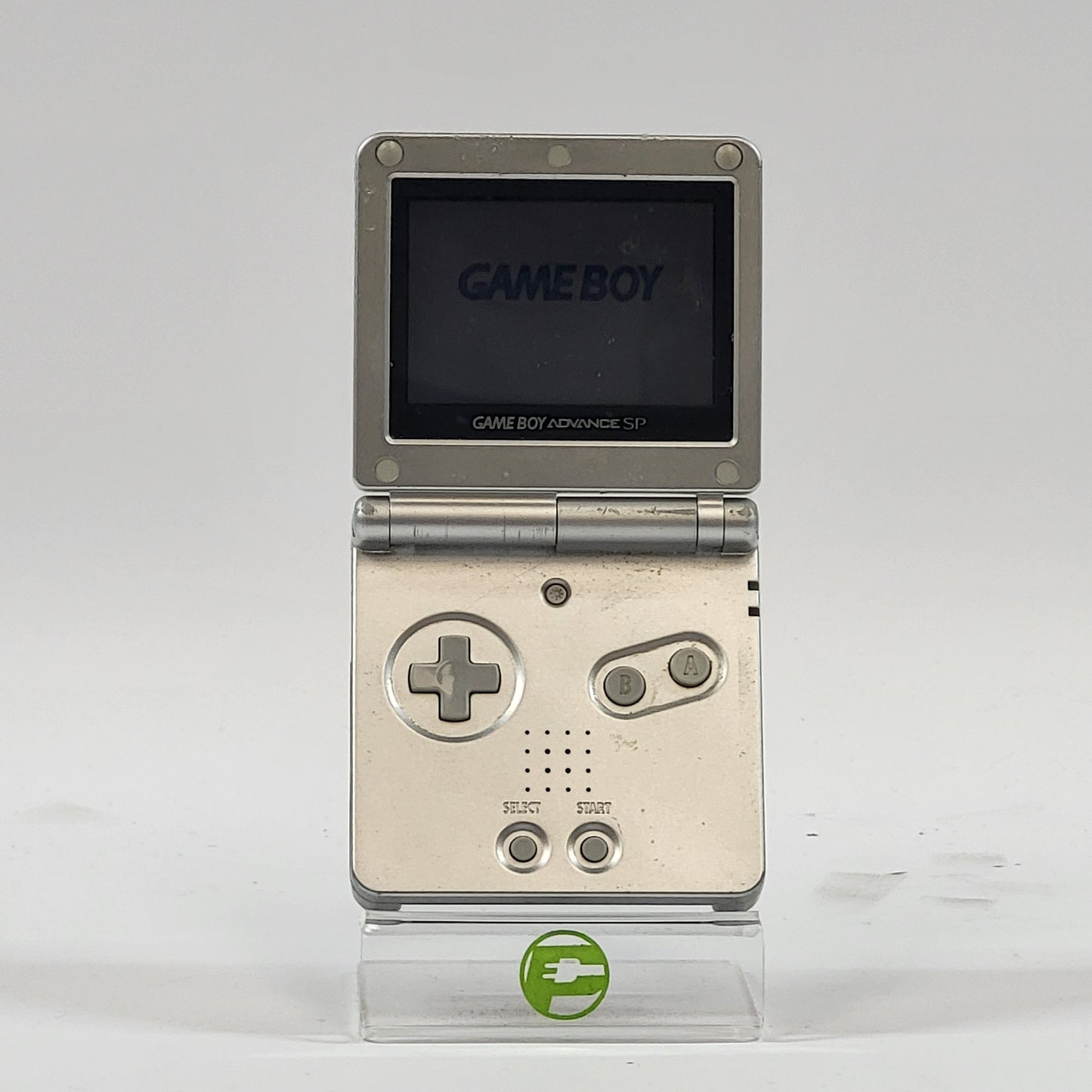 Nintendo Game Boy Advance SP Handheld Game Console AGS-001 Platinum Silver