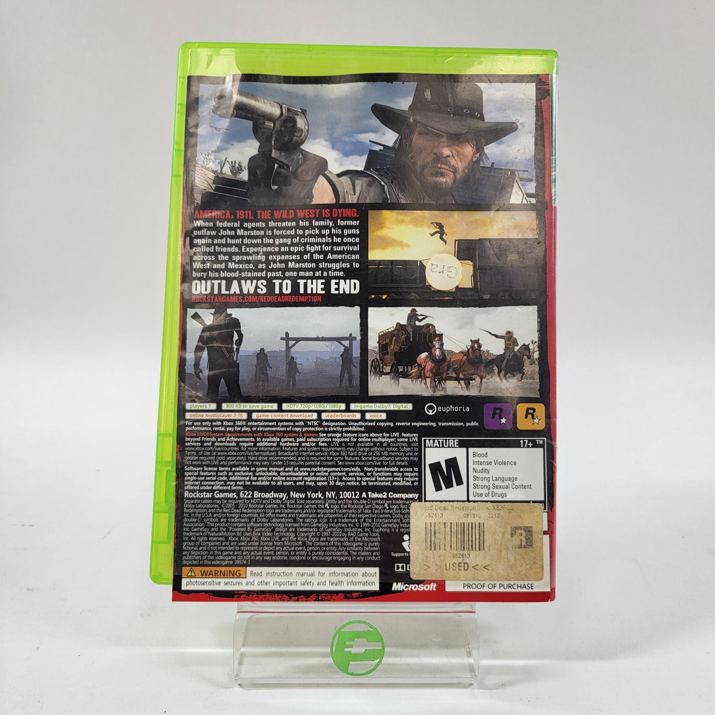 Red Dead Redemption (Microsoft Xbox 360, 2010)