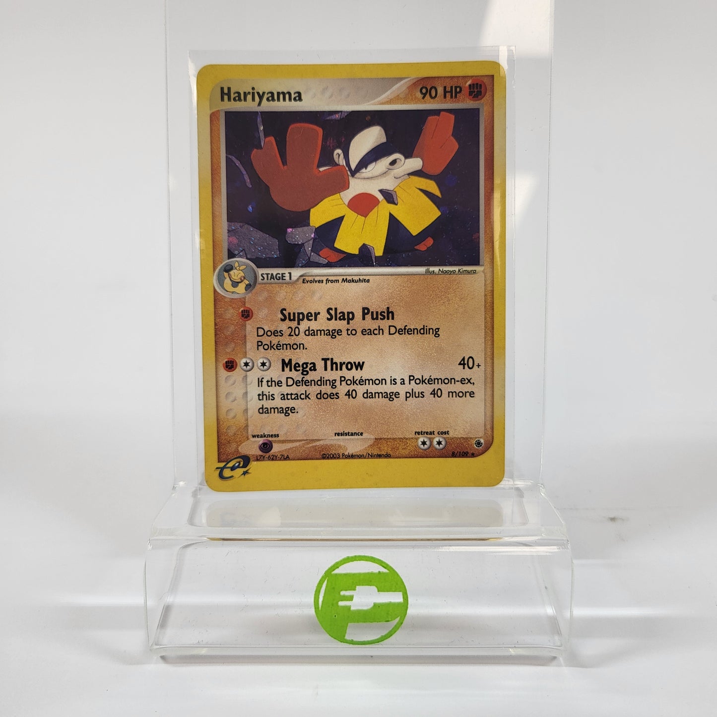 Pokémon TCG EX Ruby & Sapphire Hariyama 8/109 Holo English