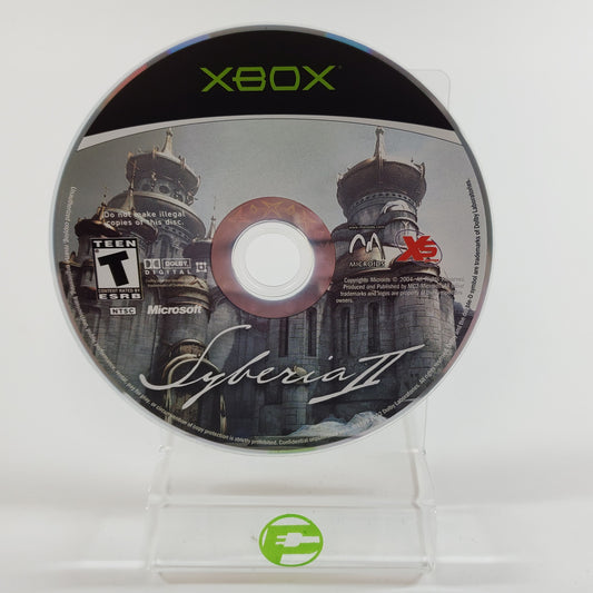 Syberia II (Microsoft Xbox, 2004) Disc Only