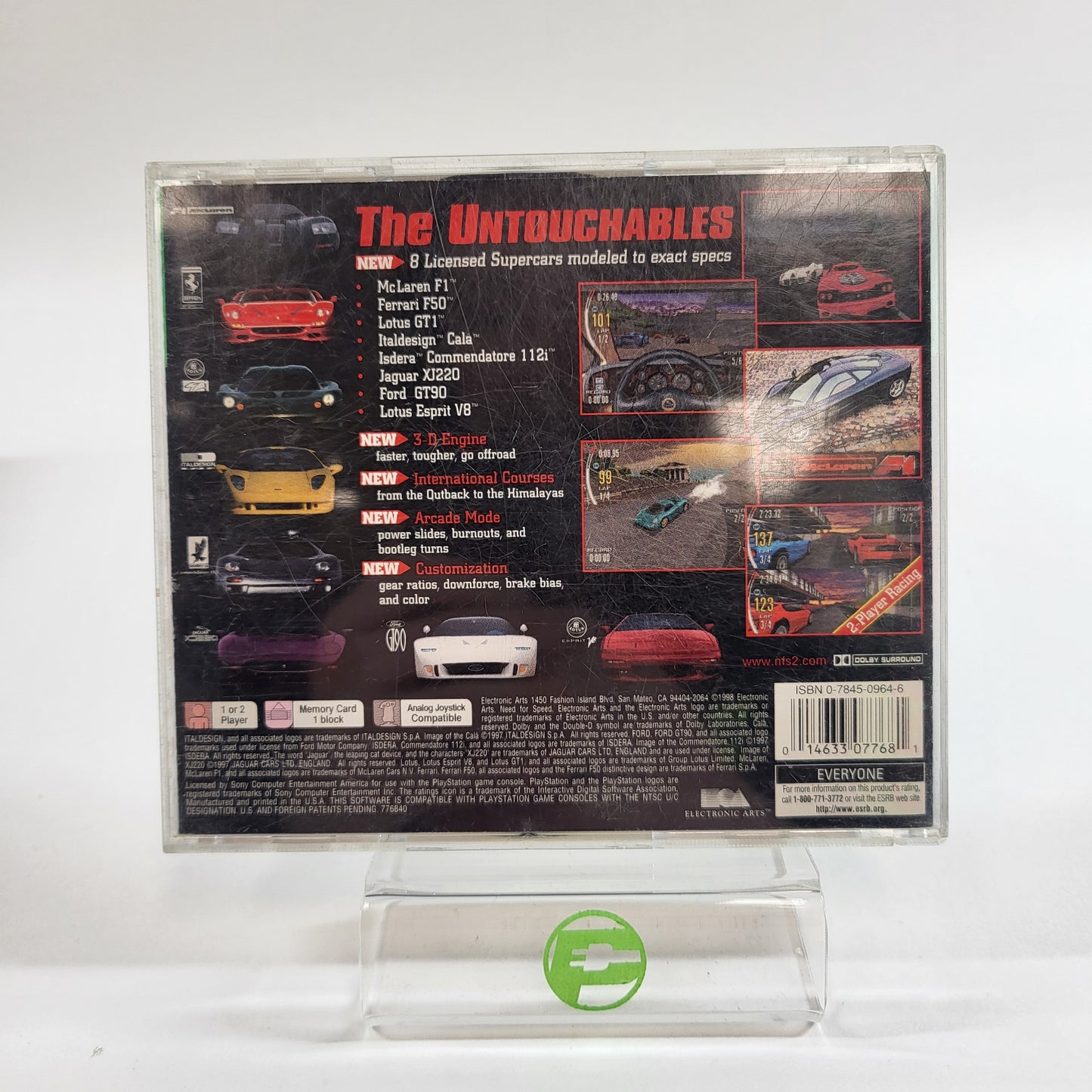 Need for Speed 2 (Sony PlayStation 1 PS1, 1997)