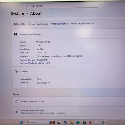 Acer ConceptD CN515-51 15.6" i7-8705G 16GB RAM 512GB SSD AMD Radeon RX Vega M GL