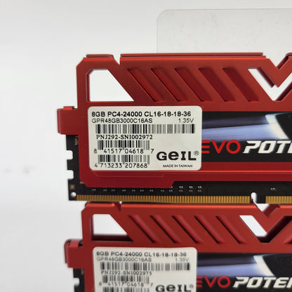 GeIL EVO Potenza 16GB (2x8GB) RAM DDR4 3000MHz
