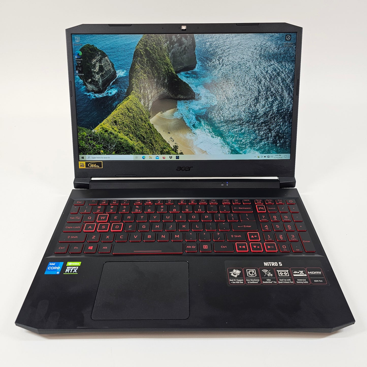 Acer Nitro 5 AN515-57-5700 15.6" i5-11400H 2.7GHz 16GB RAM 512GB SSD RTX 3050 Ti