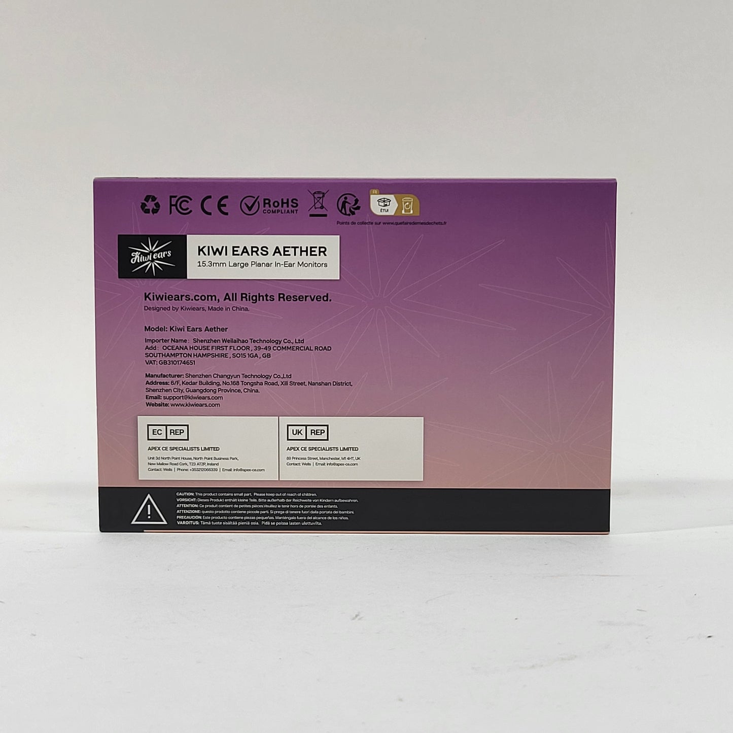 Kiwi Ears Aether In-Ear Monitoring Headphones Black