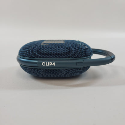 JBL Clip 4 Portable Wireless Bluetooth Speaker Blue JBLCLIP4J