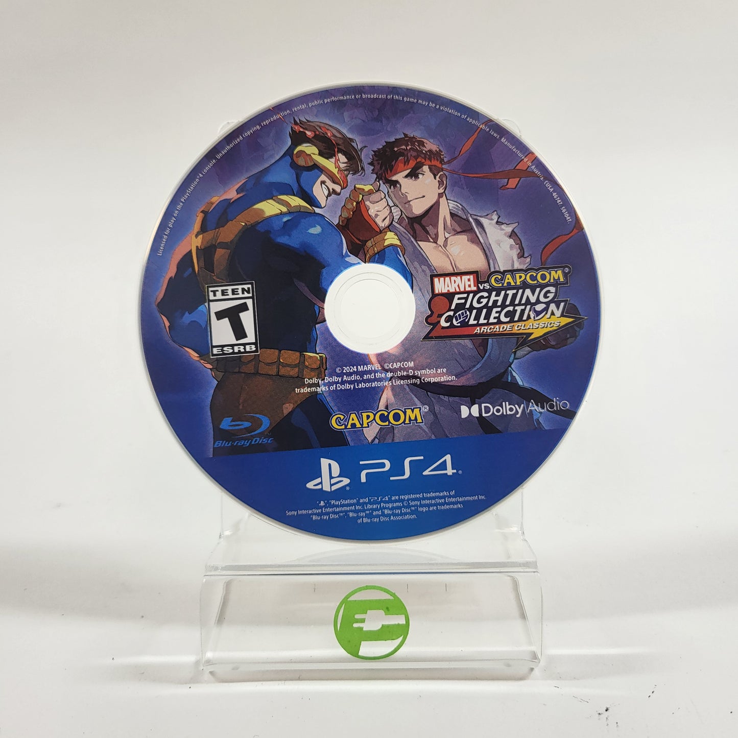 Marvel Vs. Capcom Fighting Collection: Arcade Classics (Sony PlayStation 4 PS4, 2024) Disc Only