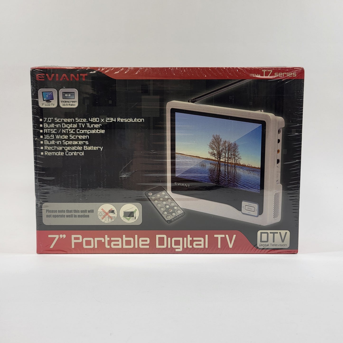 Eviant 7" 7 Series LED 480x234 Portable LCD TV 2009