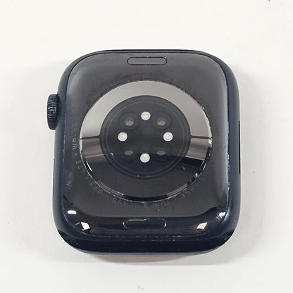 Factory Unlocked Apple Watch Series 7 45MM Black Aluminum MKJ73LL/A Face Only
