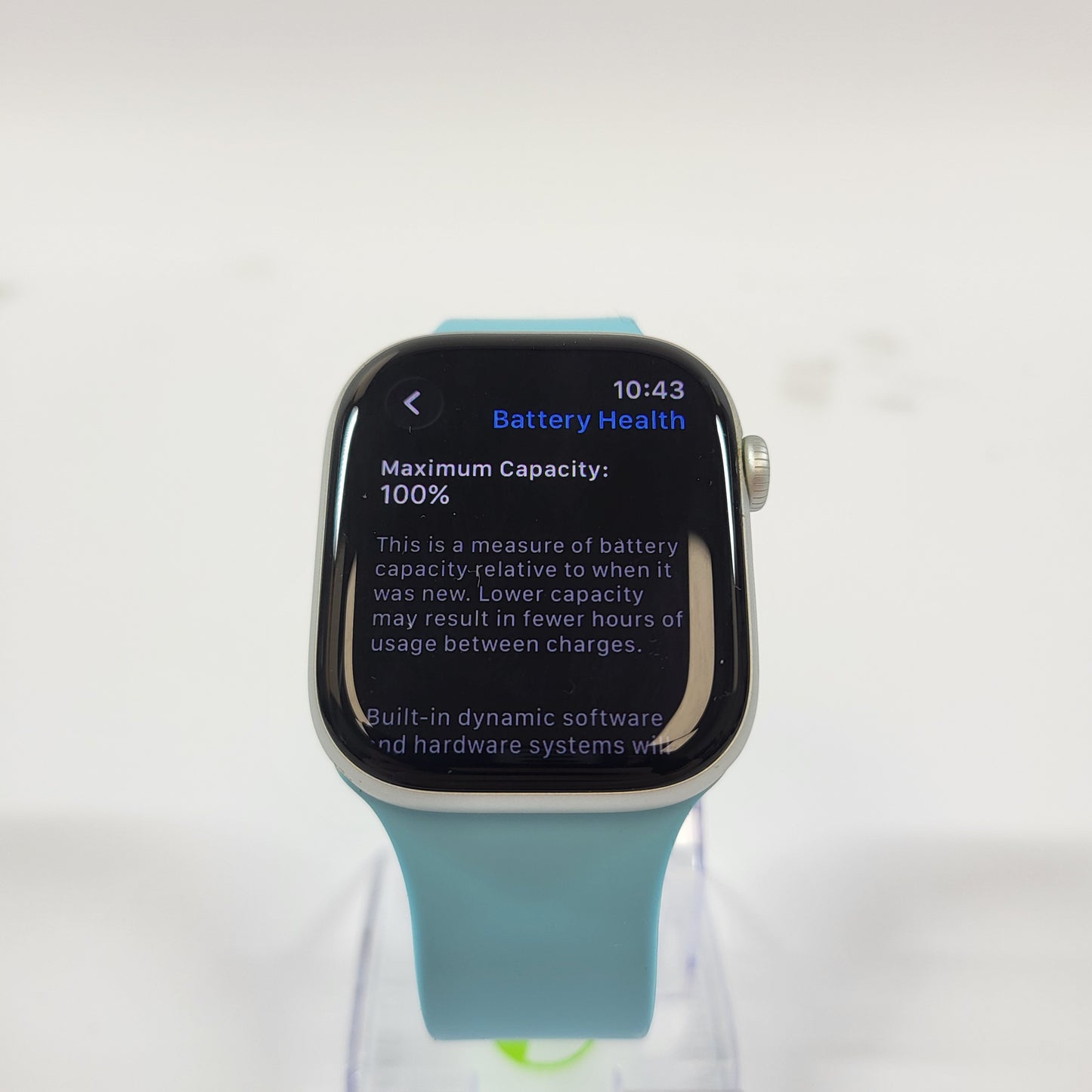 Unlocked Apple Watch Series 10 46MM Silver Aluminum Aftermarket Band MWY13LW/A
