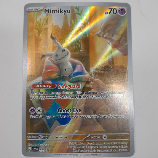 Pokémon TCG Promo Mimikyu 075 Holo English