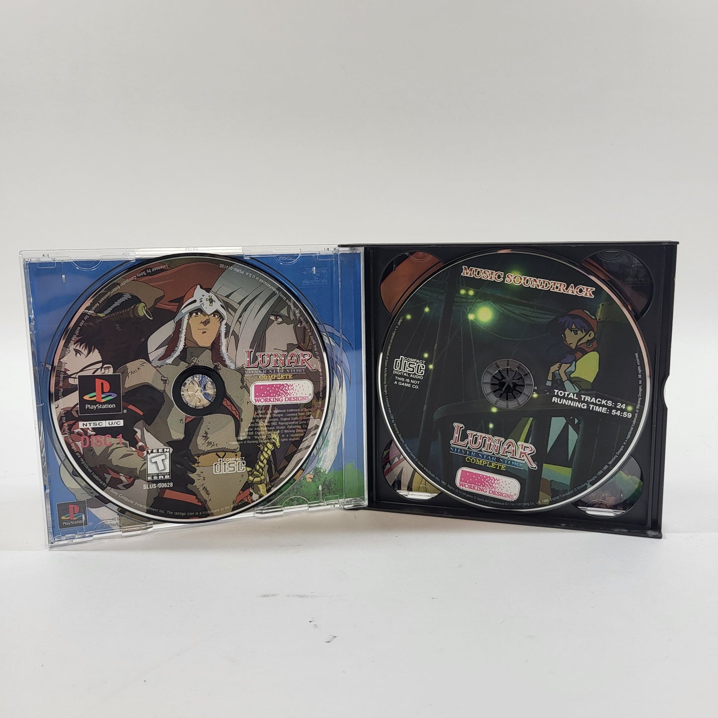 Lunar Silver Star Story Complete [4 Disc] (Sony PlayStation 1 PS1, 1999)