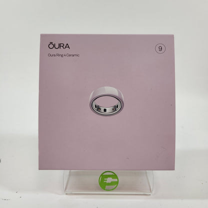 Oura Ring 4 Size 9 Petal Ceramic Smart Ring OA11