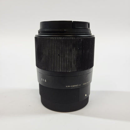 Sigma DC DN 30mm f/1.4 For Sony E-Mount Auto & Manual Lens