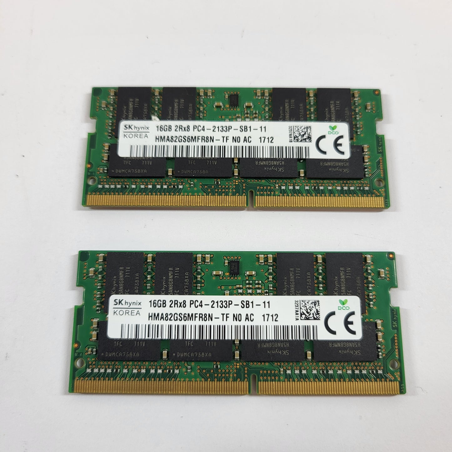 SK Hynix 1712 32GB (2x16GB) RAM DDR4 2133MHz PC4-2133P-SB1-11