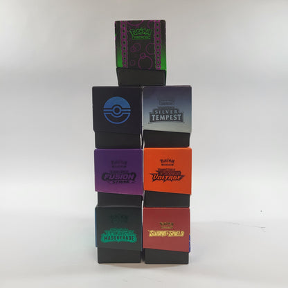 Lot of 7 EMPTY Pokémon ETB Boxes