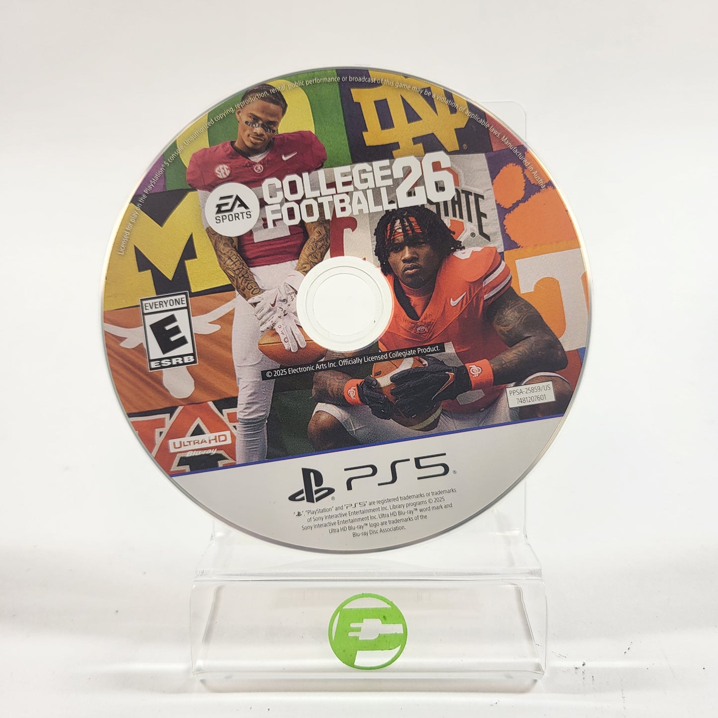 EA Sports College Football 26 (Sony PlayStation 5 PS5, 2025) Disc Only