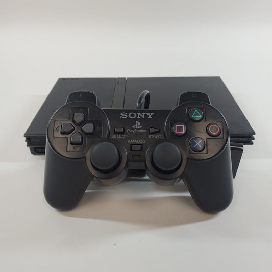 Sony PlayStation 2 Slim PS2 Black Console Gaming System SCPH-70001