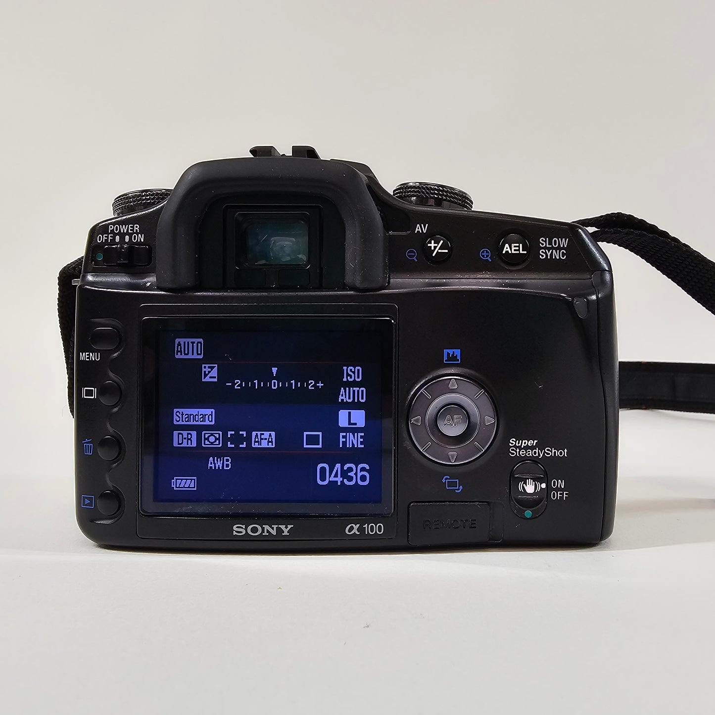 Sony Alpha A100 10.2MP Digital SLR DSLR Camera