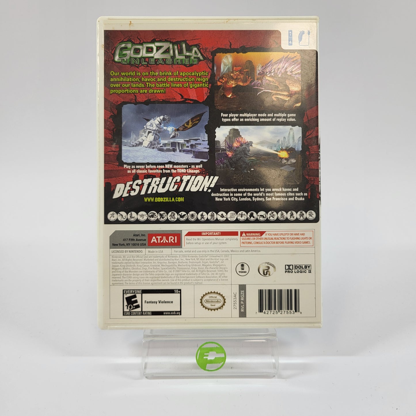 Godzilla Unleashed (Nintendo Wii, 2007)
