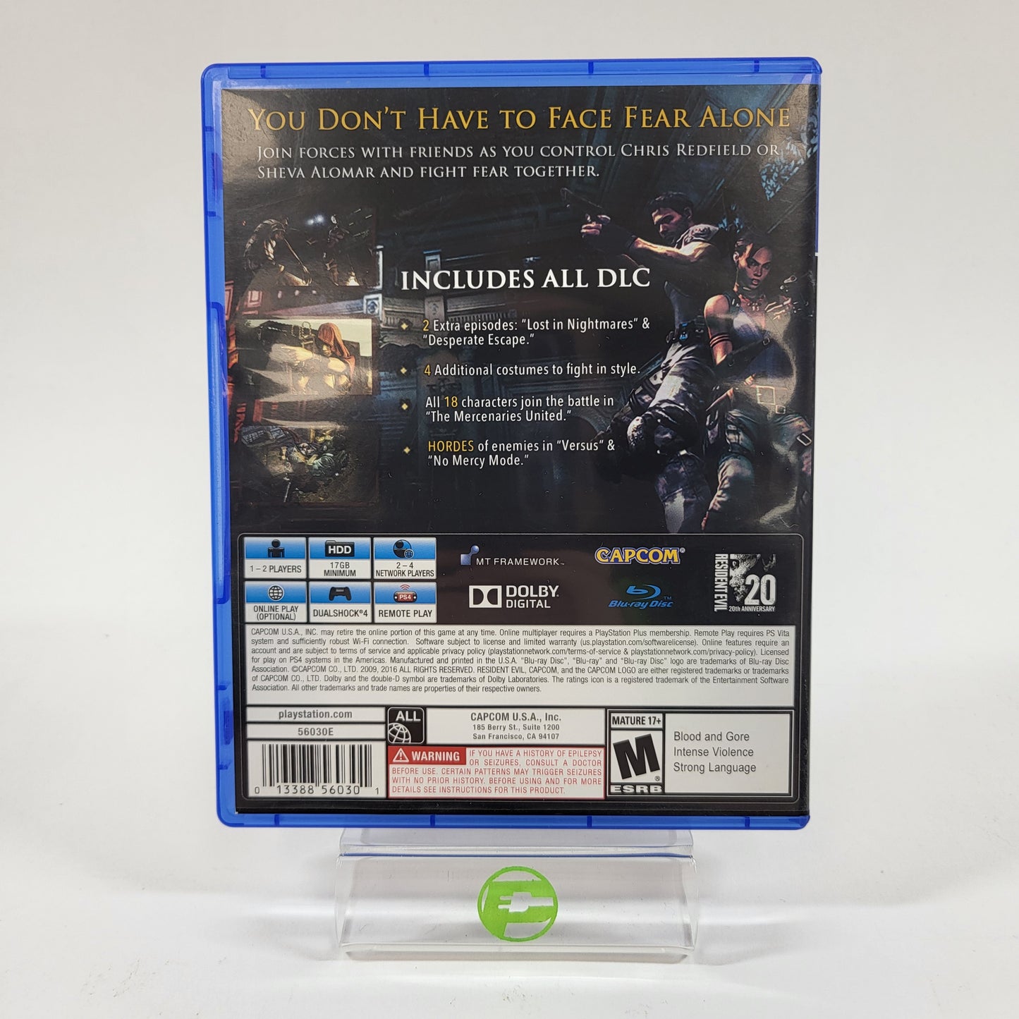 Resident Evil 5 (Sony PlayStation 4 PS4, 2016)