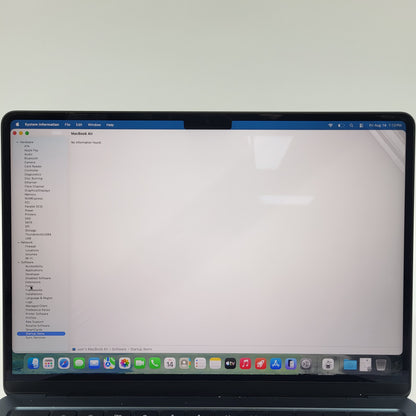 2024 Apple MacBook Air 13.6" M3 8C GPU 4.0GHz 8GB RAM 256GB SSD A3113 READ