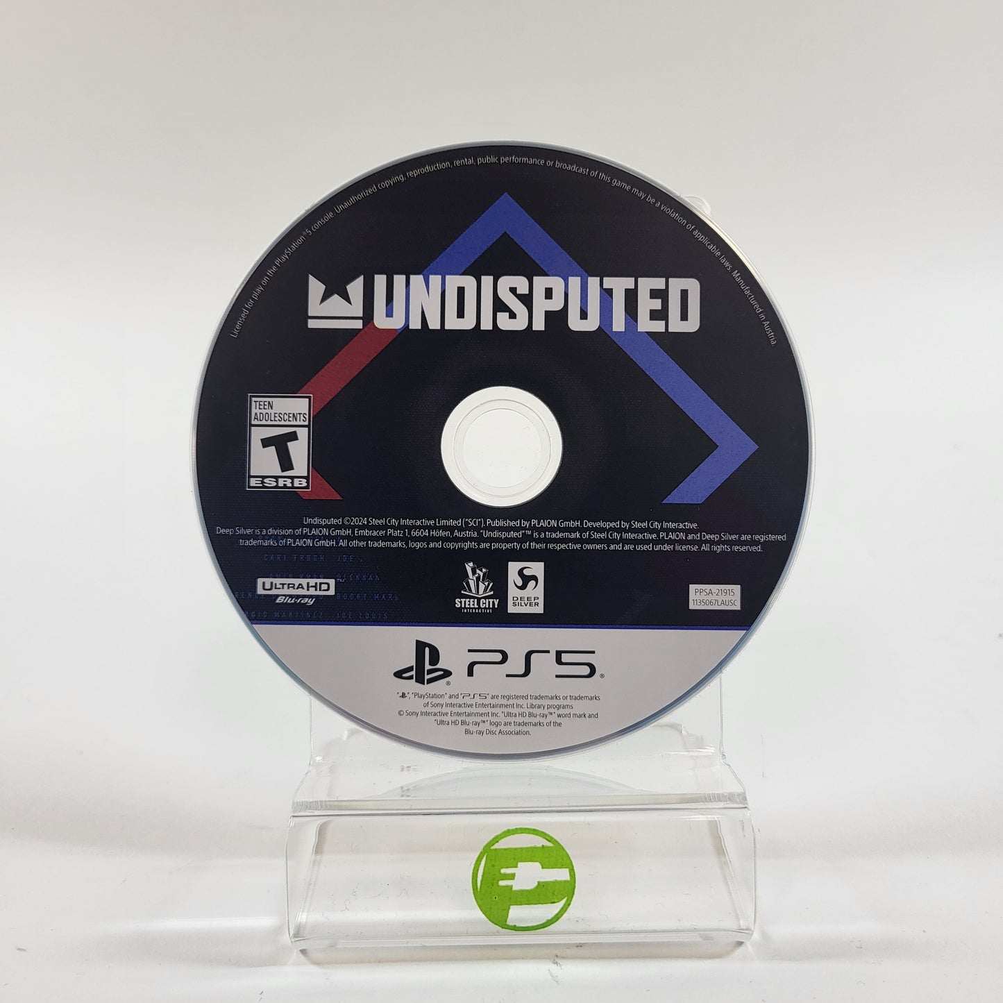 Undisputed (Sony PlayStation 5 PS5, 2024) Disc Only